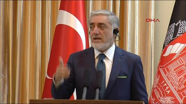 Başbakan Yıldırım Afganistan İcra Heyeti Başkanı Abdullah Abdullah ile Ortak Basın Toplantısı...