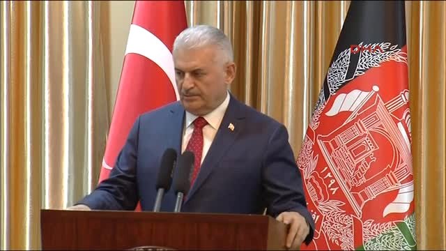 Başbakan Yıldırım Afganistan İcra Heyeti Başkanı Abdullah Abdullah ile Ortak Basın Toplantısı...