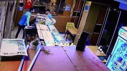 4,9 İle Sallanan Boluluların Deprem Paniği, Anbean Güvenlik Kamerasında