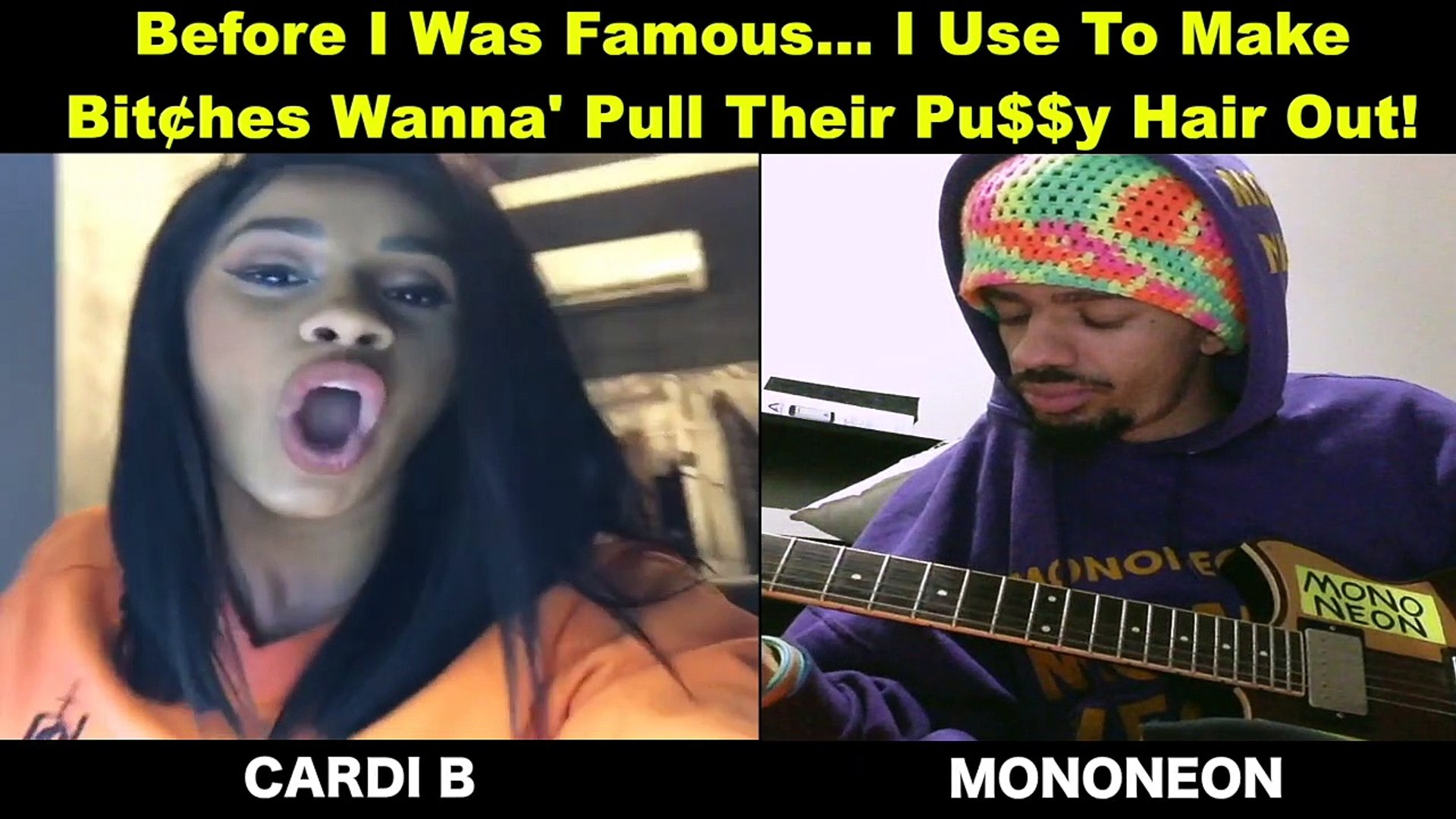 ⁣MonoNeon & Cardi B -