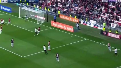 Résumé Nice - Rennes but Benjamin Bourigeaud (1 - 1)