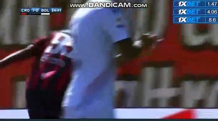 All goals Crotone - Bologna Simy Goal  1-0
