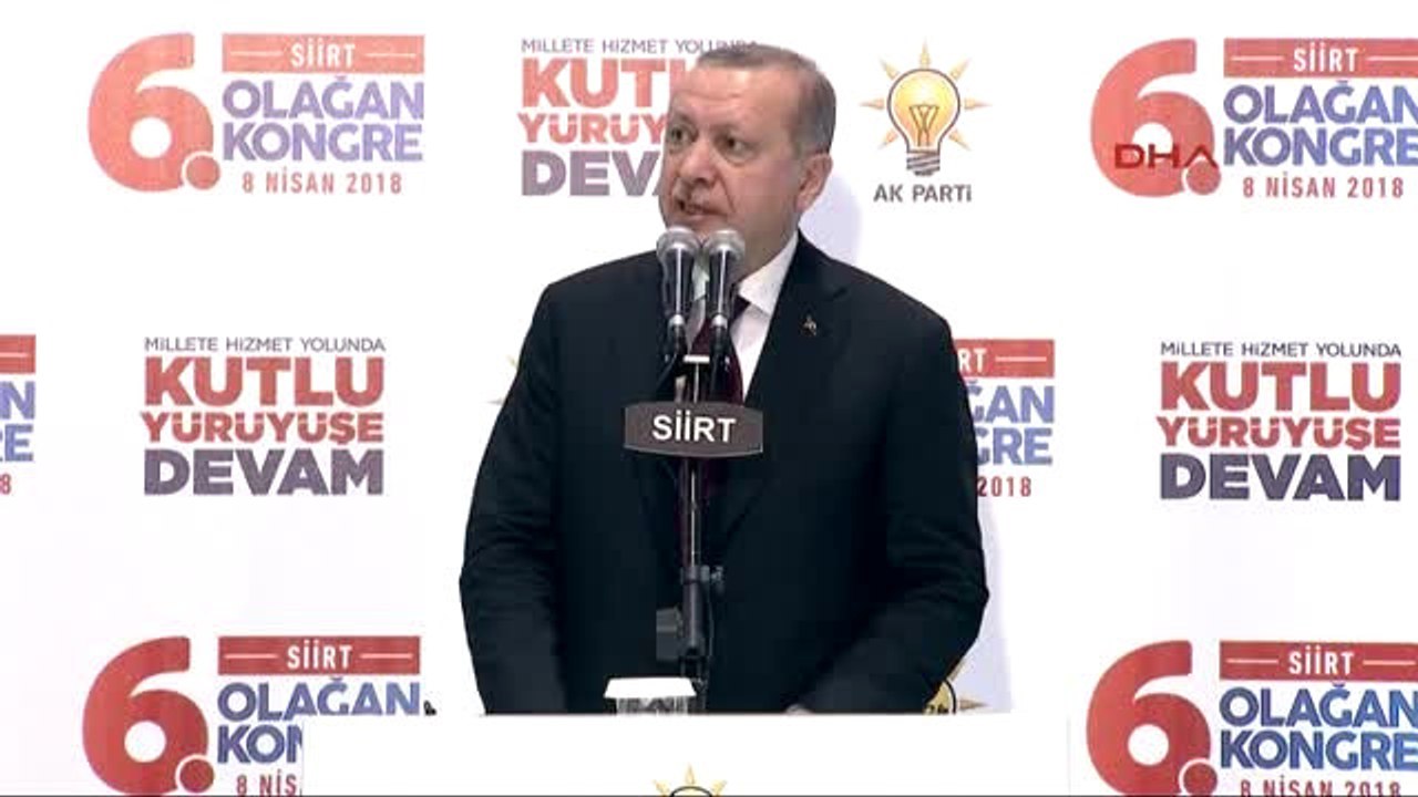 Siirt - Cumhurbaşkanı Erdoğan AK Parti Siirt İl Kongresi'nde Konuştu 5