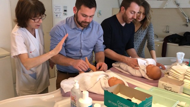 Atelier bain du bébé pour futurs parents
