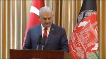 Başbakan Yıldırım Afganistan İcra Heyeti Başkanı Abdullah Abdullah ile Ortak Basın Toplantısı...
