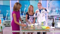 Today Show - Science Experiments w  Jeffrey Vinokur (Magic Sand, Table cloths, and bubbles)