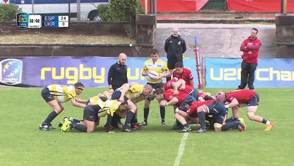 REPLAY SPAIN / UKRAINE - RUGBY EUROPE U20 CHAMPIONSHIP 2018 - COIMBRA (PORTUGAL)