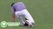 Golfer POPS Ankle Back In Place After Dislocating It During Celebration! | Honorable Mentions