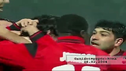 Nostalj Gaziantepspor 1-0 Roma Maç Özeti