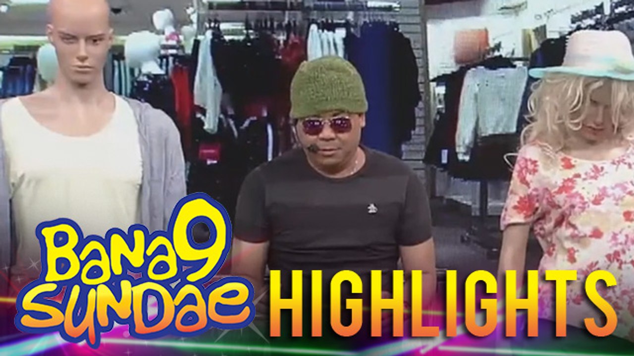 Banana Sundae: Kuya Jobert as a manikin