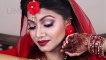 Simple Red Gaye Holud Makeup Tutorial - ASIAN WEDDING GUEST MAKEUP- Bangladeshi Bridal Makeup- LINDA