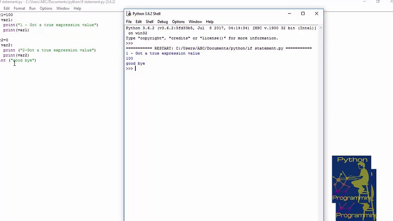 020 Python 3 OOP  If Statement
