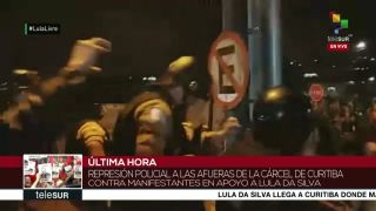 Brasil: manifestantes denuncian violenta represión en Curitiba
