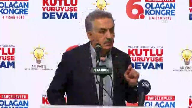 AK Parti Bahçelievler 6. Olağan İlçe Kongresi - AK Parti Genel Başkan Yardımcısı Yazıcı (2) - İSTANBUL
