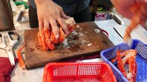 Taiwan Street Food - KING CRAB Cooked Two Ways 王蟹  タラバガニ  왕게