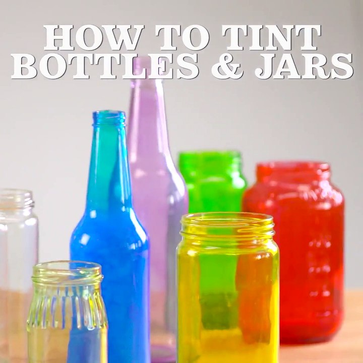 How to Tint Bottles and Jars— Upcycle your recycling!Get the full step-by-step here: