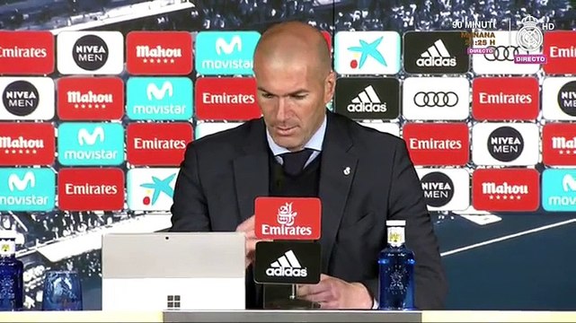 Zidane: No me gusta nada que digan somos favoritos para ganar la Champions