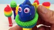 Play Doh Lollipop Pez Candy Dispenser Surprise Toys Elsa Anna Olaf Angry Birds Hello Kitty F Dory