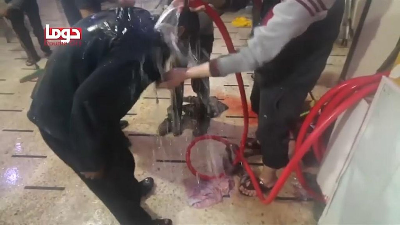 Krieg in Syrien: Berichte über Giftgasangriff