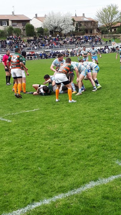 Rugby : Romans Bourg-de-Péage s’impose contre l’ESCM XV en demi-finale retour honneur
