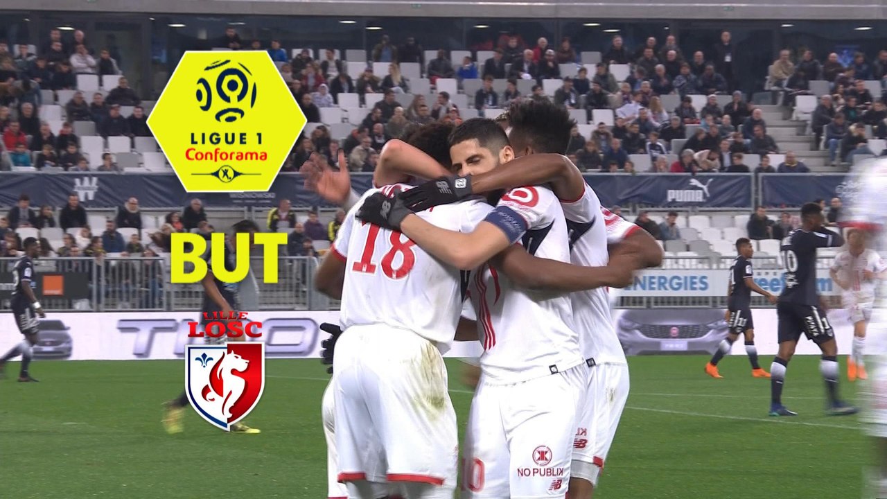 But Lebo MOTHIBA (14ème) / Girondins de Bordeaux - LOSC - (2-1) - (GdB-LOSC) / 2017-18