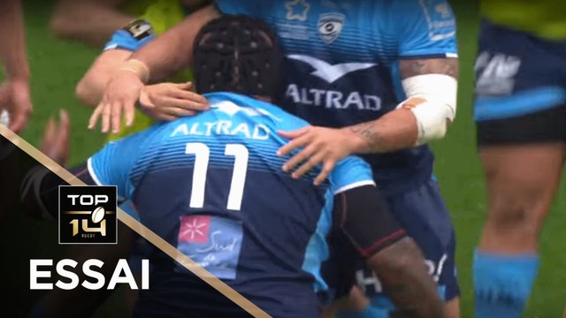 TOP 14 - Essai Nemani NADOLO (MHR) - Montpellier - La Rochelle - J23 - Saison 2017/2018