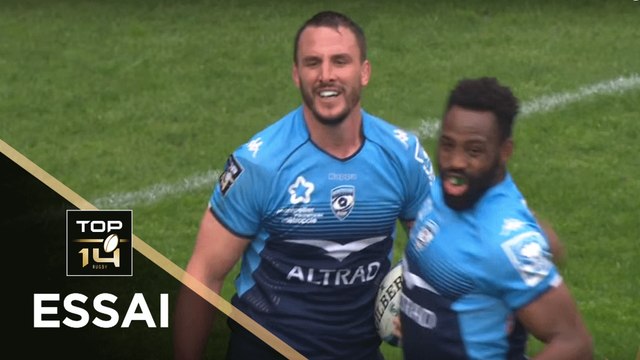 TOP 14 - Essai Louis PICAMOLES (MHR) - Montpellier - La Rochelle - J23 - Saison 2017/2018