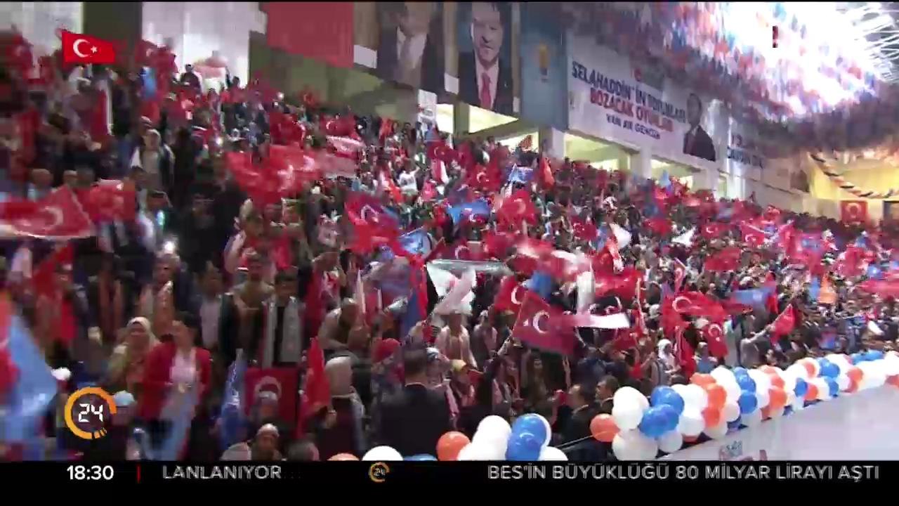 Cumhurbaşkanı Erdoğan AK Parti Van İl Kongresinde Konuştu