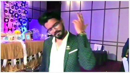 hina khan and rocky jaiswal romantic dance at family Function