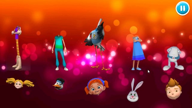 Harika Kanatlar ile Renkleri Öğrenme - Yanlış Kafalar