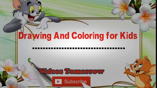 Draw and color videos for kids Draw Vehicles, Car, Bus - Learn Colors - Coloring Pages| Coloring P | Educational child channel