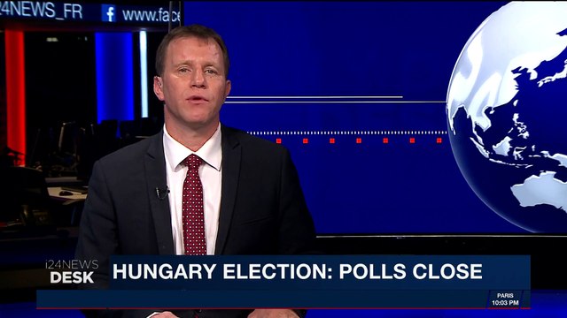 i24NEWS DESK | Hungary election: polls close | Sunday, April 8th 2018