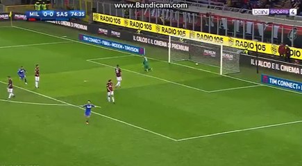 M.Politano Goal  AC  Milan  0  -  1  Sassuolo  08.04.2018