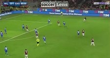 Nikola Kalinic Super Goal HD - AC Milan 1-1 Sassuolo 08.04.2018