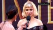 Imogen Poots talks about acting alongside Imelda Staunton at the 2018 Oliver Awards