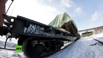 Los temibles vehículos de apoyo a los tanques rusos Terminator parten de los Urales