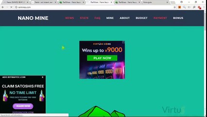  NOVO FAUCET DE NANO ESTILO FREEBITCOIN✅