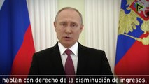 Putin se dirige a los ciudadanos rusos tras su victoria en las elecciones presidenciales