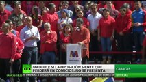 Nicolás Maduro presenta su candidatura a la reelección