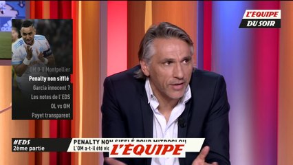 Brouard «Injustice terrible pour l'OM ! Il y a penalty ! » - Foot - EDS