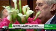 Milos Zeman, reelegido presidente de República Checa