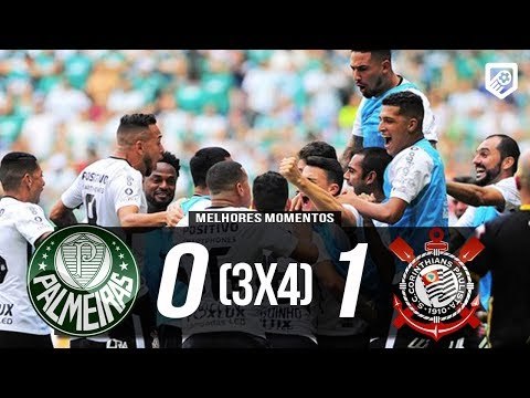 Palmeiras 0 (3 x 4) 1 Corinthians - TIMÃO CAMPEÃO DO PAULISTÃO 2018 - Melhores Momentos