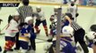 Partido de hockey en Rusia termina con una brutal pelea