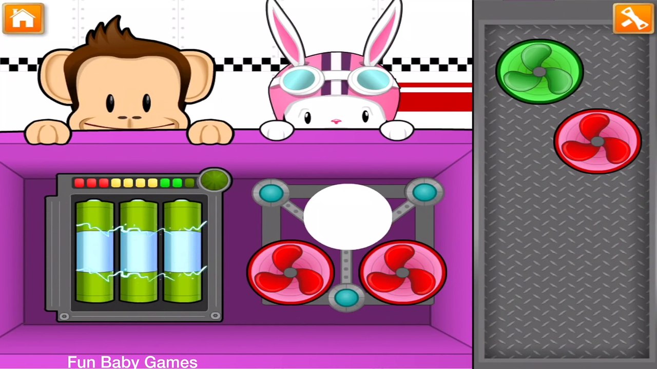Learning game for Kids - Monkey Preschool Fix-It - Children Learn Colors Numbers & Shapes