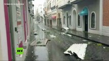 Devastación en San Juan (Puerto Rico) durante el paso del Huracán María