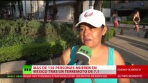 Reacciones de los mexicanos tras el devastador terremoto de 7,1