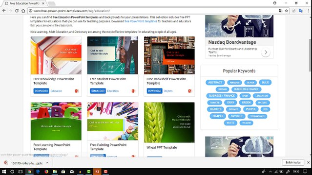 Sites para baixar modelos de apresentação [temas e fundos] gratuitos e incríveis para PowerPoint