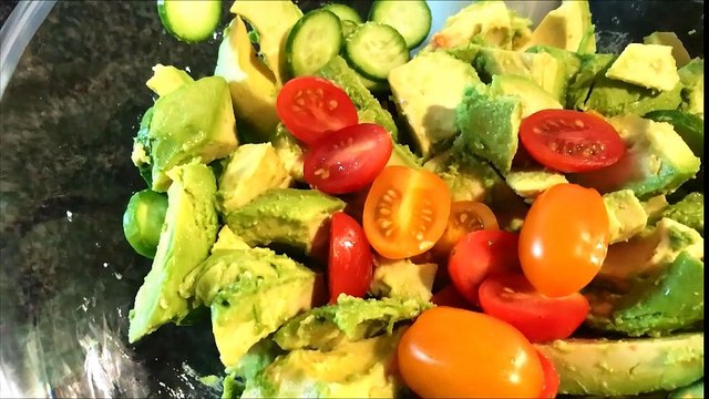 Salad: Avocado,Cucumber,Tomato Salad recipe