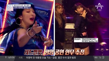 레드벨벳 평양공연, 안무 수정에도 '통편집'?