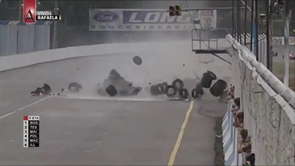 Mari and Ricciotti Horrific Crash 2018 Formula 3 Santafesina Rafaela Final 2